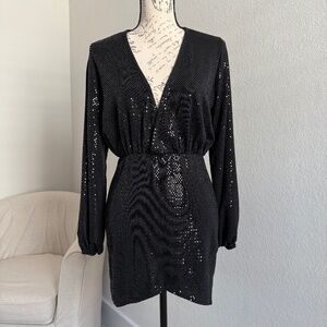 Brand New Boohoo Sequin Mini Dress Size 6